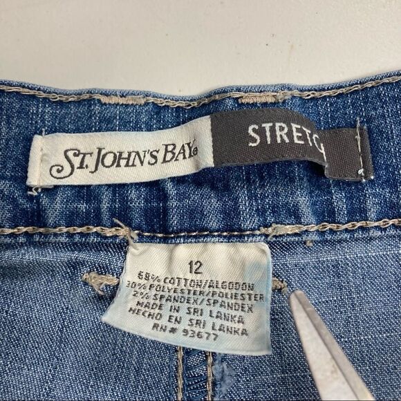 ST . JOHN’S BAY Women’s Jeans Size 12 Blue - Picture 6 of 7
